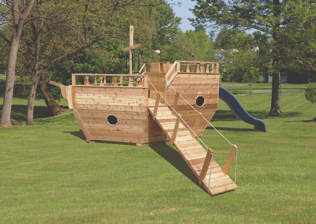 Small Boat 3 - wooden playground